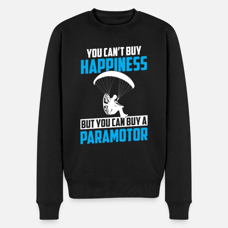 Paramoteur Paramoteur - Pull Premium bio Homme - noir