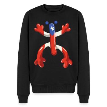 Coqui Frog Symbol Taino Boricua Puerto - Men's Premium Organic Jumper - black - Front - Nico (187cm)