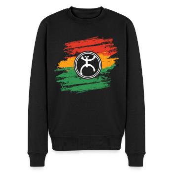 Coqui Frog Symbol Taino Boricua Puerto - Men's Premium Organic Jumper - black - Front - Nico (187cm)