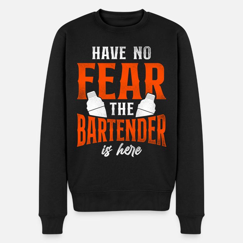 Barman Mixologue N’ayez crainte - Pull Premium bio Homme - noir