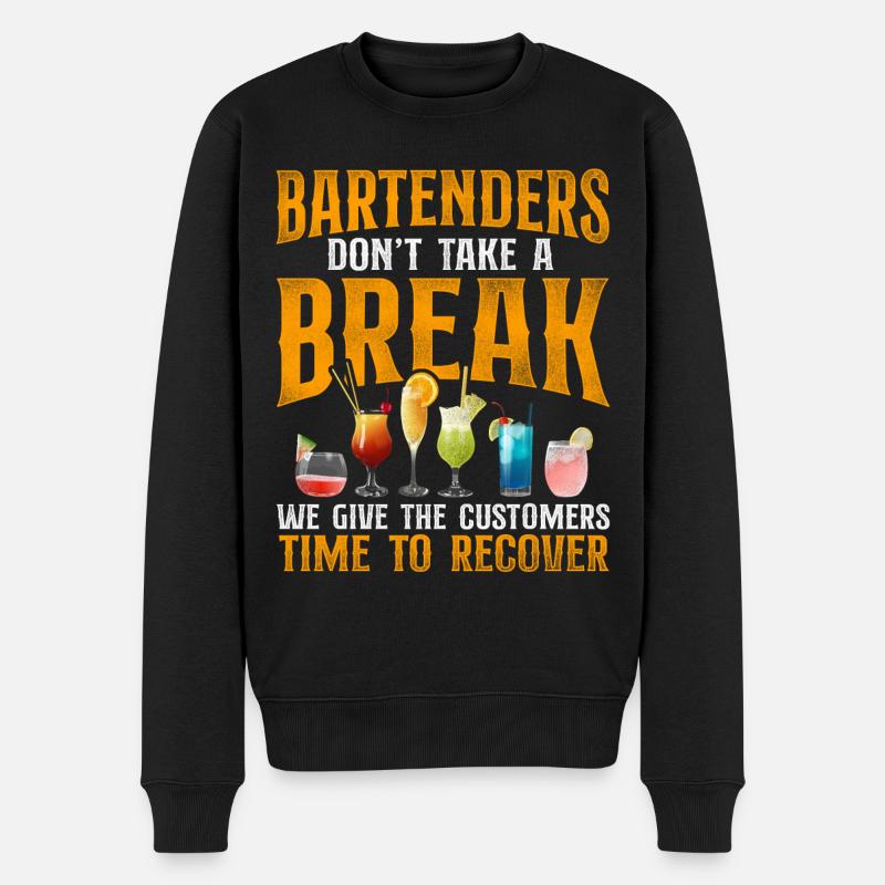 Barman Mixologue Barmans - Pull Premium bio Homme - noir