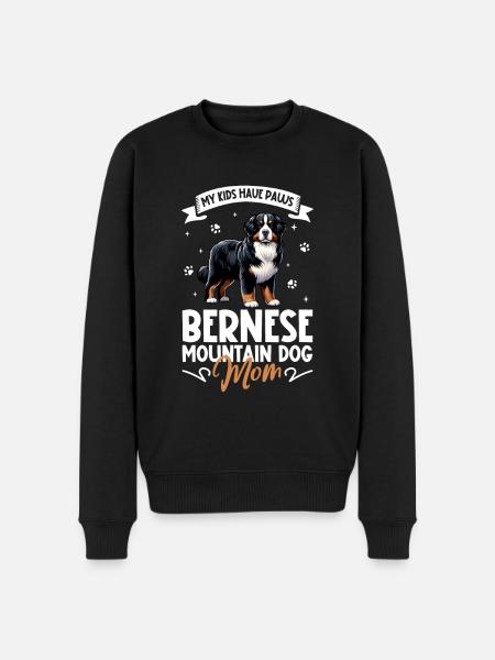 Bernese Mountain Dog Mama - Men's Premium Organic Jumper - black