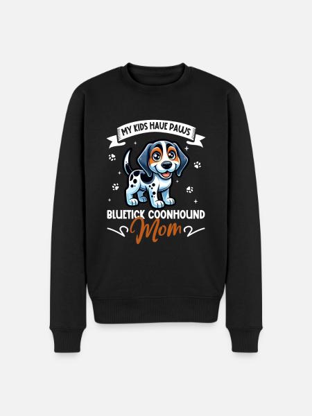 Bluetick Coonhound Maman - Pull Premium bio Homme - noir