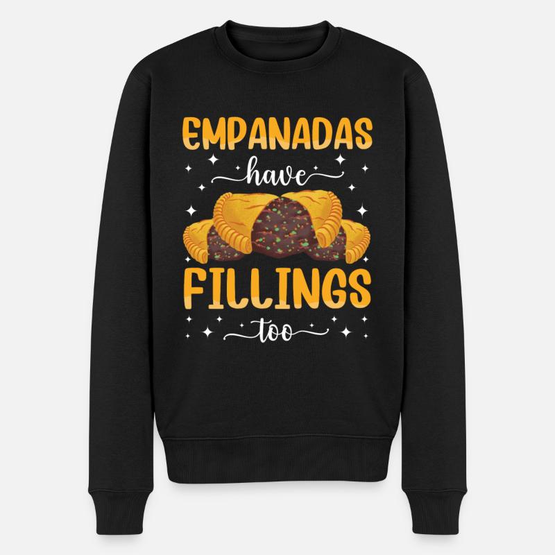 Empanada mexicaine vénézuélienne - Pull Premium bio Homme - noir
