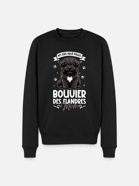 Bouvier des Flandres Mama - Men's Premium Organic Jumper - black