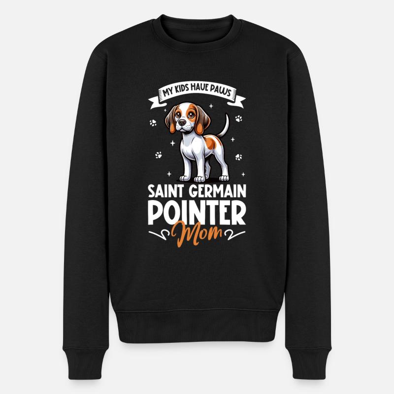 Braque Saint-Germain Mom - Men's Premium Organic Jumper - black
