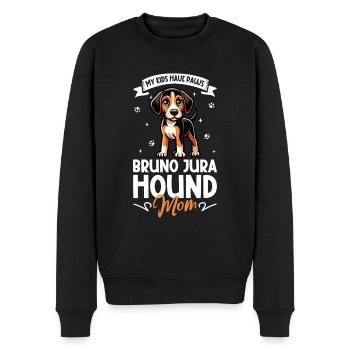 Maman Chien du Jura - Pull Premium bio Homme - noir - Devant - Nico (187cm)