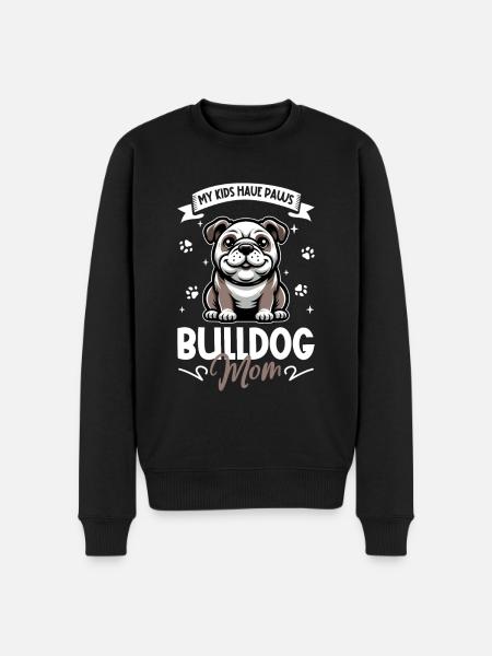 Maman bouledogue - Pull Premium bio Homme - noir