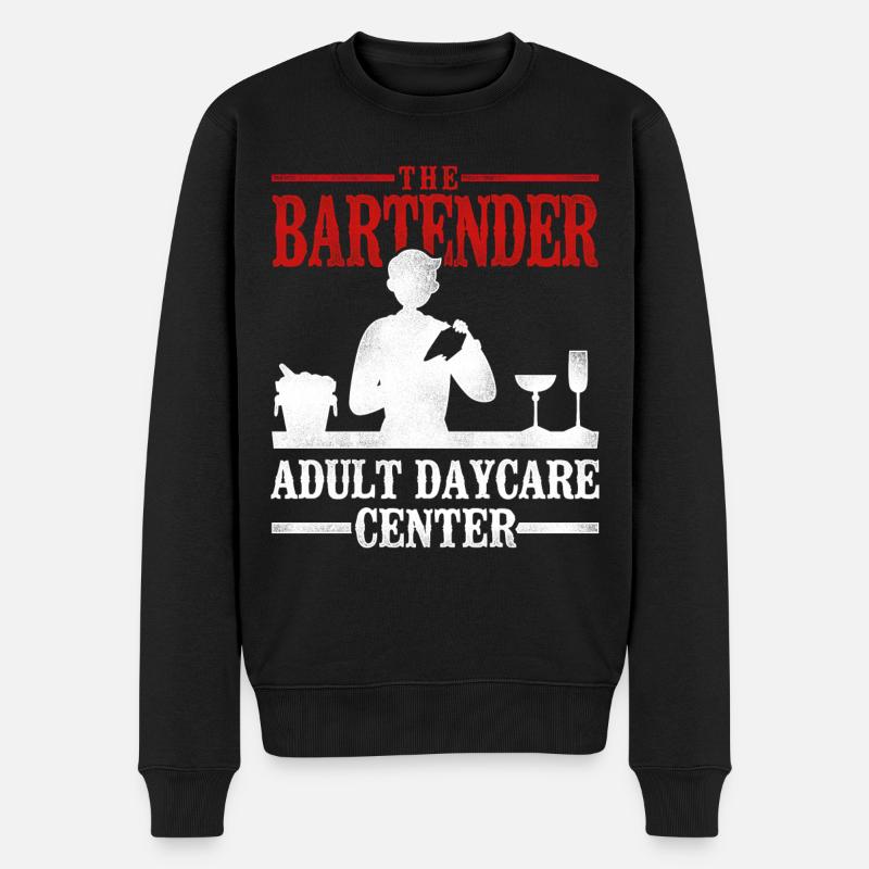 Bartender Mixologist The Bartender - Men's Premium Organic Jumper - black
