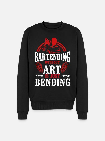 Bartender Mixologist Bartending - Men's Premium Organic Jumper - black