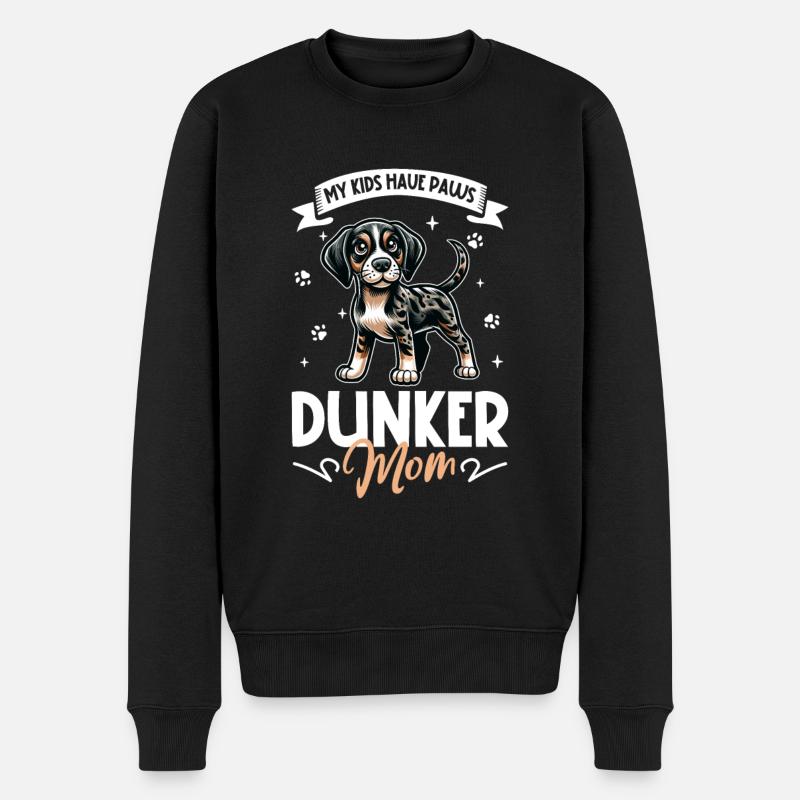 Maman Dunker - Pull Premium bio Homme - noir