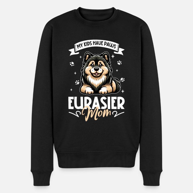 Maman Eurasier - Pull Premium bio Homme - noir