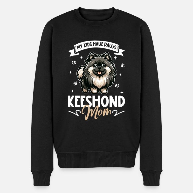 Maman Wolfspitz - Pull Premium bio Homme - noir