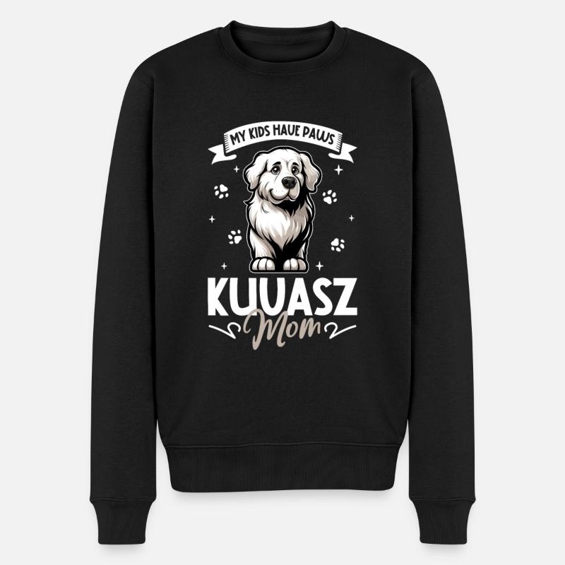 Kuvasz Mama - Pull Premium bio Homme - noir