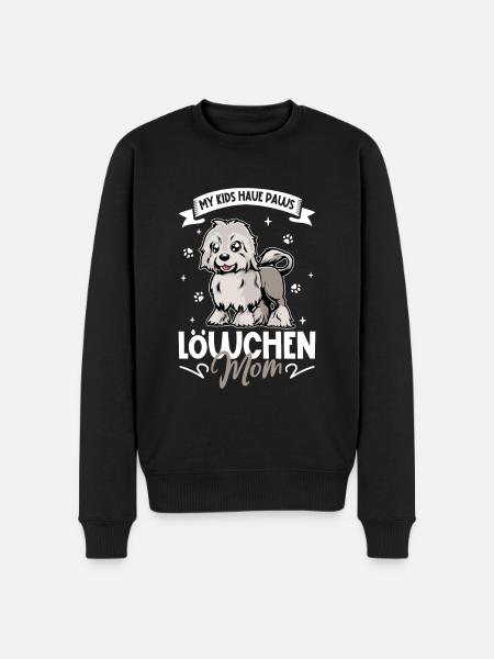 Löwchen Mama - Men's Premium Organic Jumper - black