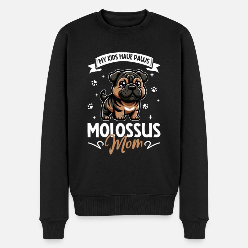 Molosse d’Épire Mama - Pull Premium bio Homme - noir