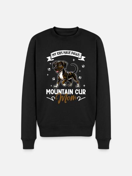 Mountain Cur Mama - Men's Premium Organic Jumper - black