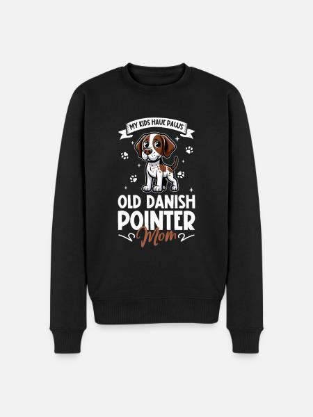 Old Danish Pointing Dog Mama - Men's Premium Organic Jumper - black