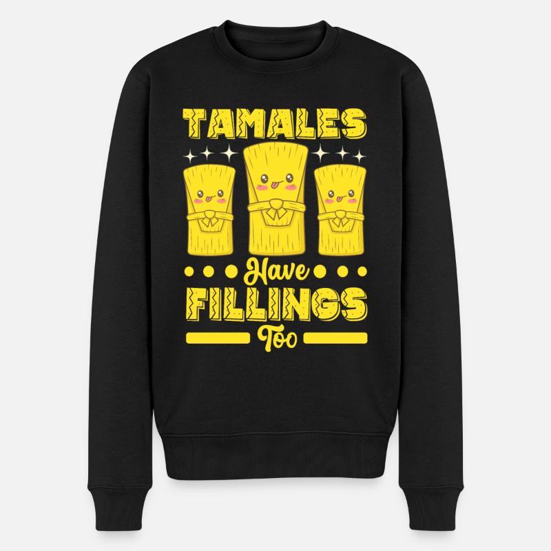 Tamale Cuisine mexicaine Tamale Lover - Pull Premium bio Homme - noir