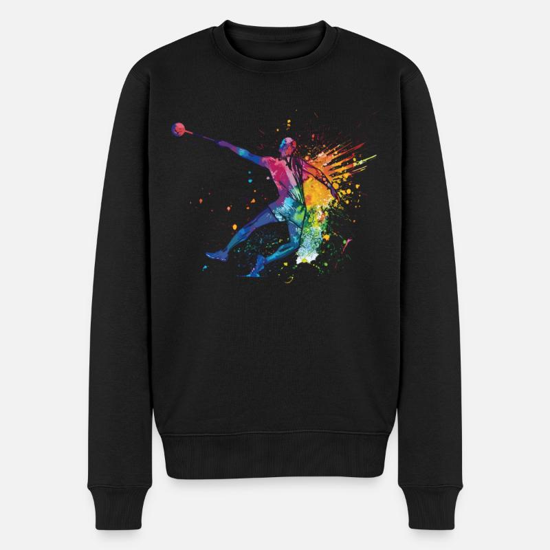 Athlétisme Jeux d’athlétisme - Pull Premium bio Homme - noir