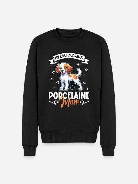 Porcelaine Mama - Men's Premium Organic Jumper - black