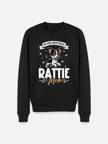Rat Terrier Mom - Men's Premium Organic Jumper - black