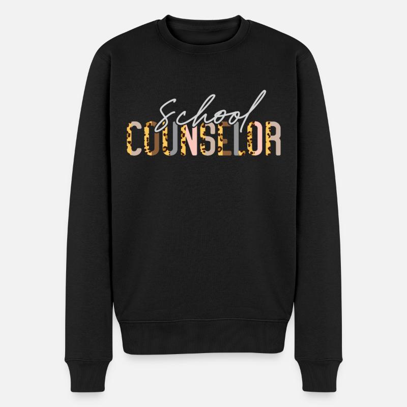 Conseiller scolaire Guépard léopard - Pull Premium bio Homme - noir