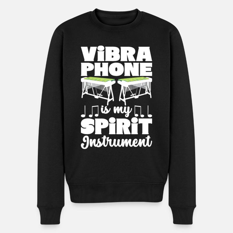 Vibraphon, vibraphonist - Men's Premium Organic Jumper - black
