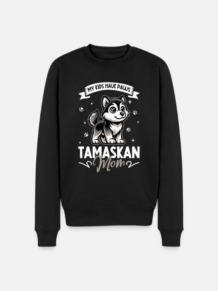 Tamaskan Mom - Men's Premium Organic Jumper - black