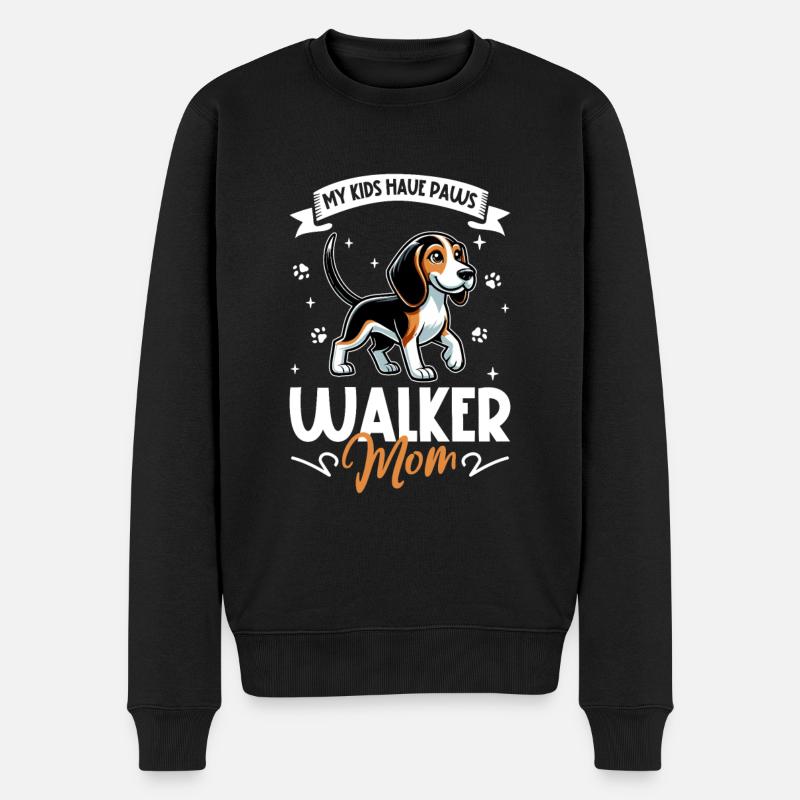 Treeing Walker Coonhound Maman - Pull Premium bio Homme - noir