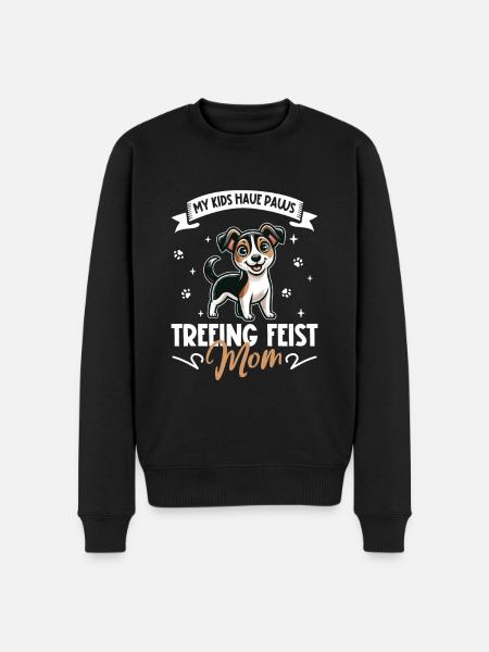 Mountain Feist Mama - Männer Premium Bio Pullover - Schwarz