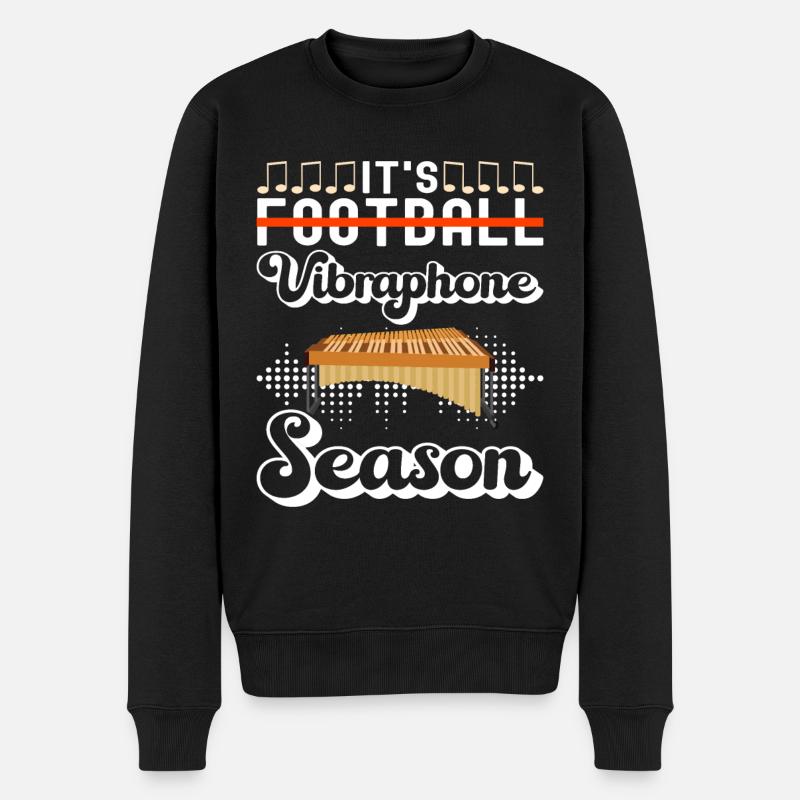 Vibraphon, vibraphonist - Men's Premium Organic Jumper - black