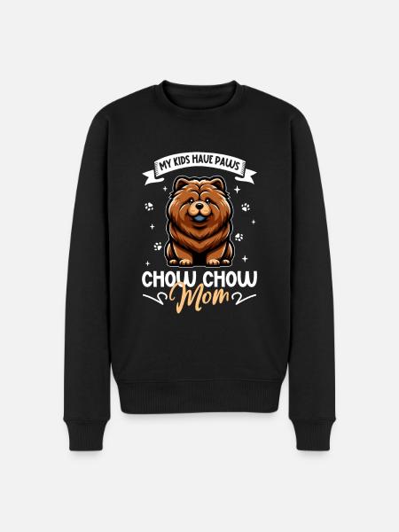 Chow Chow Mama - Men's Premium Organic Jumper - black