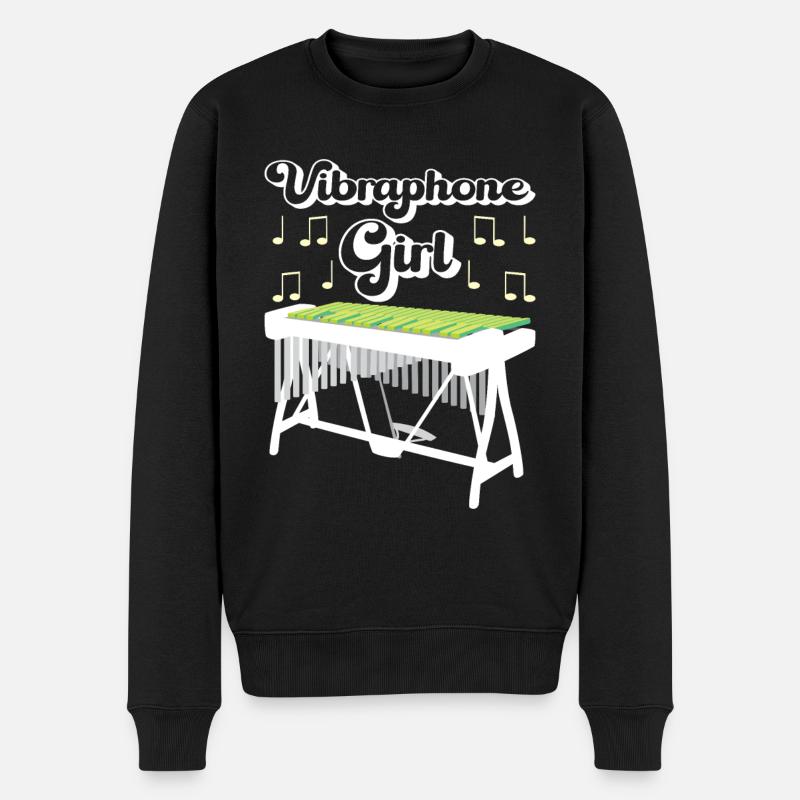 Vibraphon, vibraphonist - Men's Premium Organic Jumper - black