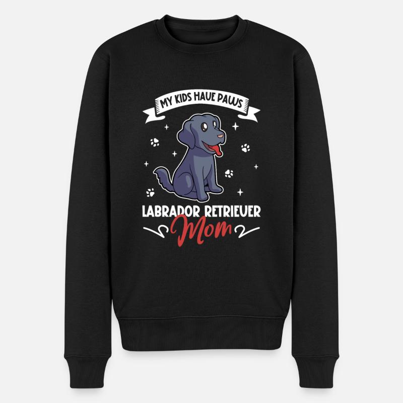 Labrador Retriever Mom - Men's Premium Organic Jumper - black