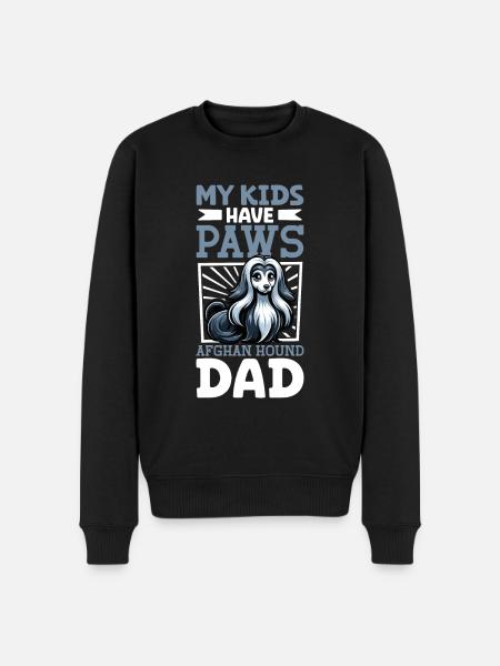 Afghan Hound Dad - Men's Premium Organic Jumper - black