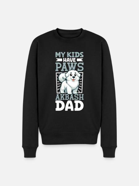 Akba's dad - Men's Premium Organic Jumper - black
