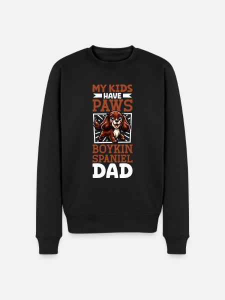 Boykin Spaniel Dad - Men's Premium Organic Jumper - black