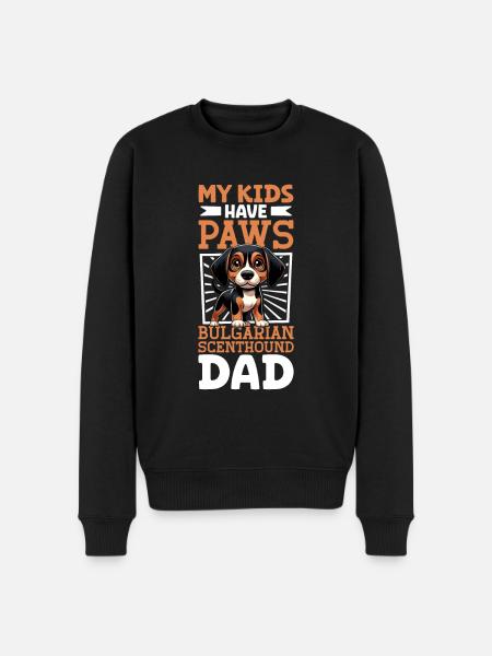 Bulgarian Scenthound Dad - Men's Premium Organic Jumper - black