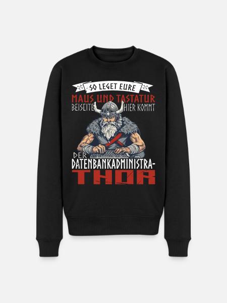 Datenbankadministrathor Codierung Datenanalyst - Männer Premium Bio Pullover - Schwarz