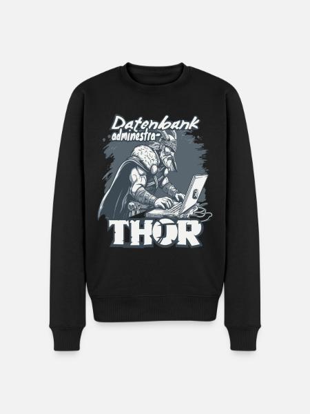 Datenbankadministrathor Codierung Datenanalyst - Männer Premium Bio Pullover - Schwarz