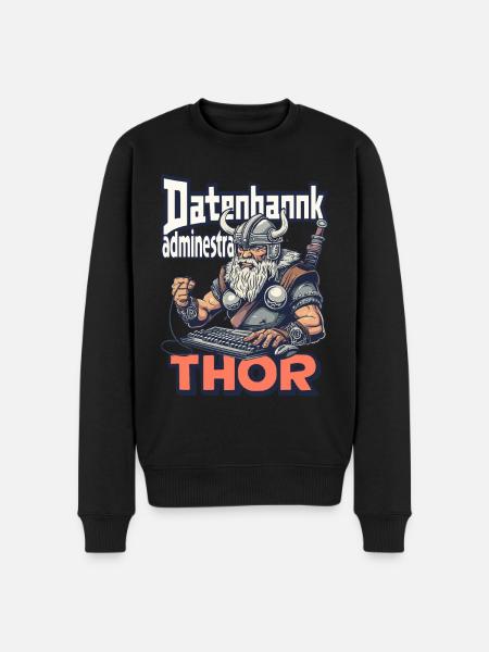 Datenbankadministrathor Codierung Datenanalyst - Männer Premium Bio Pullover - Schwarz