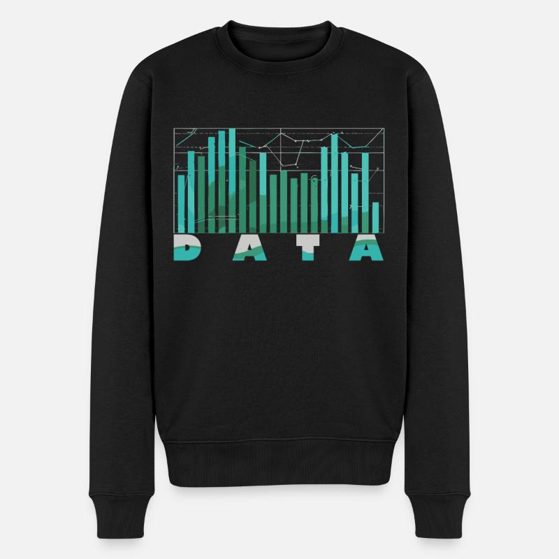 Behavioral Analyst Data Coding - Men's Premium Organic Jumper - black