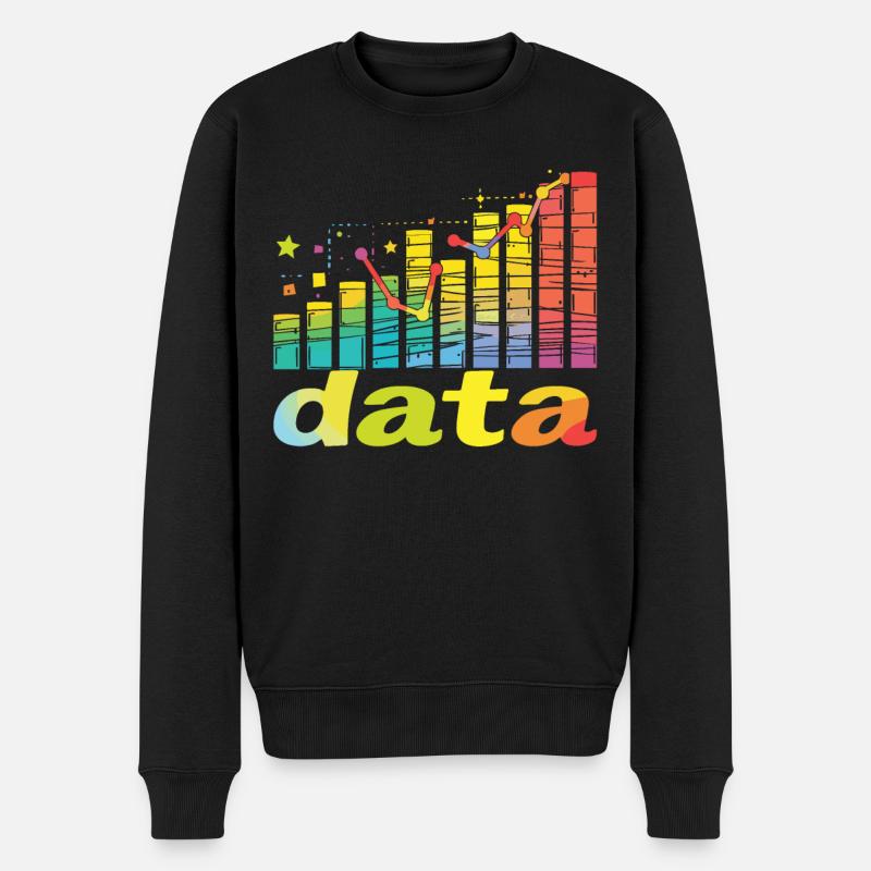 Behavioral Analyst Data Coding - Men's Premium Organic Jumper - black