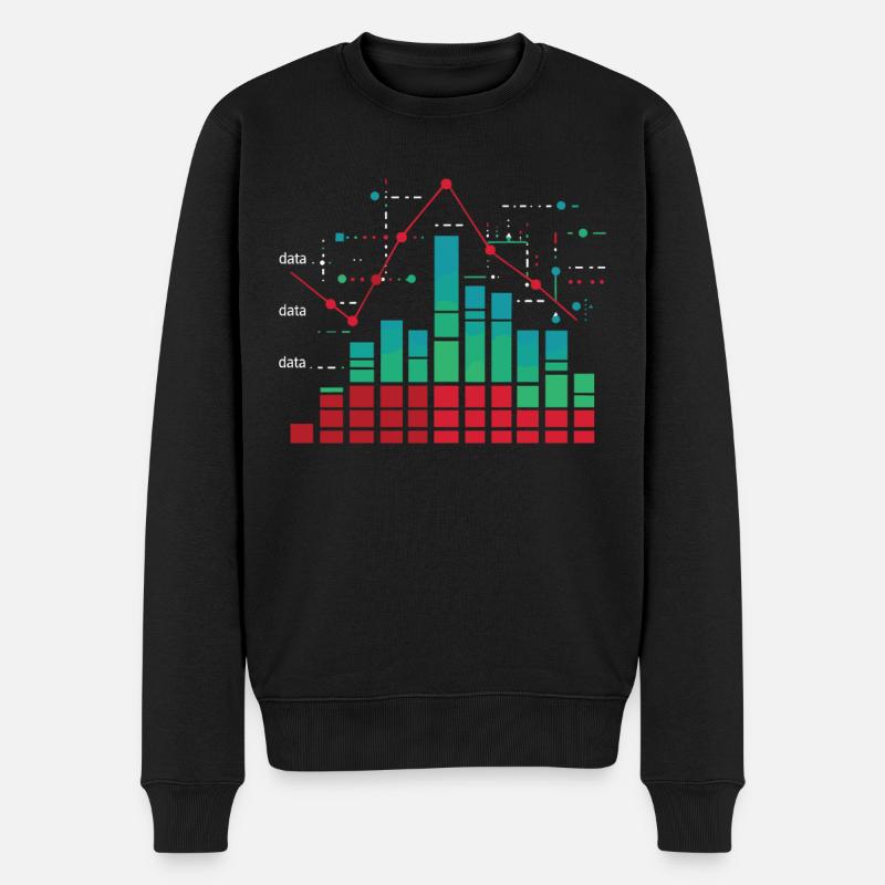 Behavioral Analyst Data Coding - Men's Premium Organic Jumper - black
