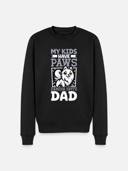 Danish Spitz Dad - Men's Premium Organic Jumper - black