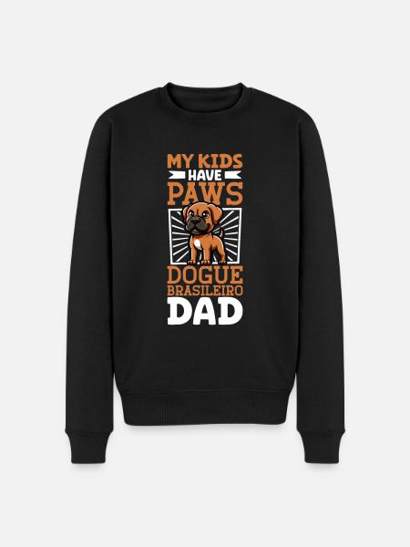 Dogue Brasileiro Papa - Men's Premium Organic Jumper - black