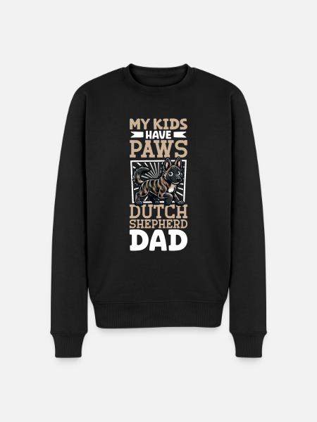 Dutch Shepherd Dad - Men's Premium Organic Jumper - black