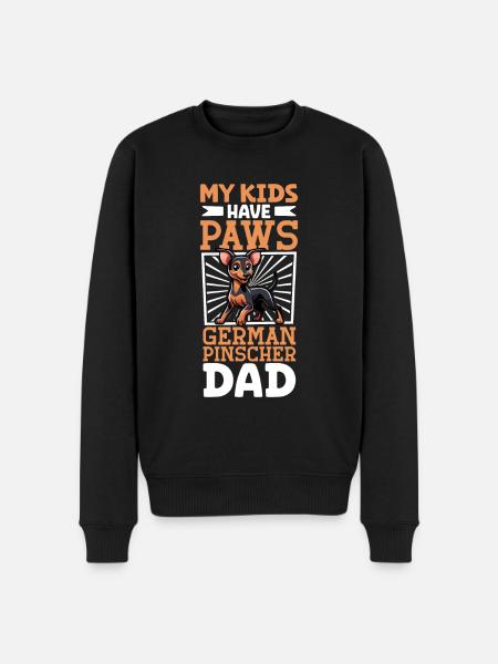 German Pinscher Dad - Men's Premium Organic Jumper - black