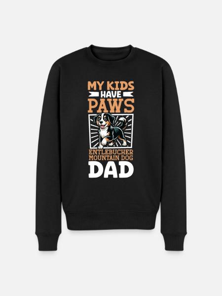 Entlebucher Mountain Dog Dad - Men's Premium Organic Jumper - black